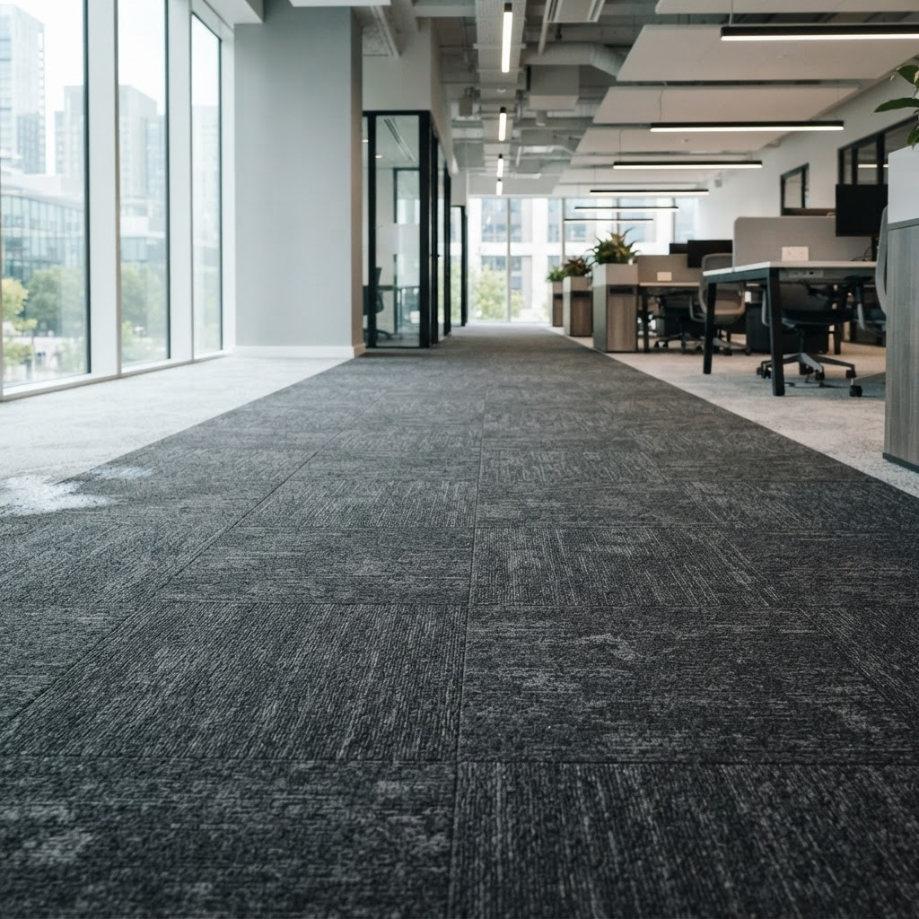 Open-plan office carpet refresh