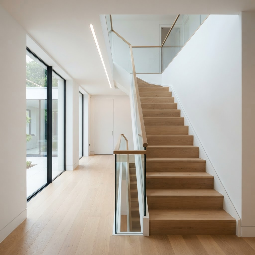 Staircase & hallway detail