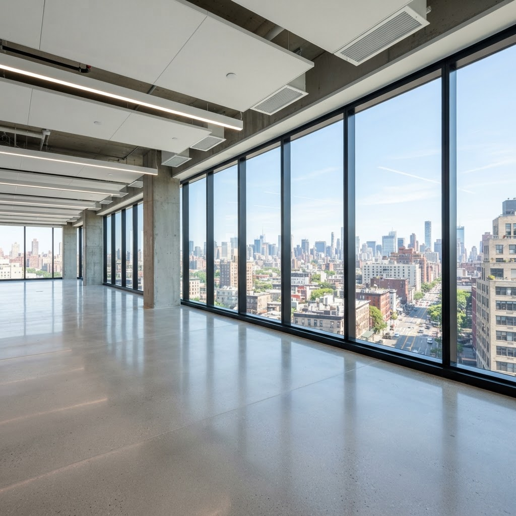 Commercial fit-out finish